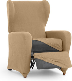 Hoes voor stoel met aparte poten Eysa ULISES Beige 90 x 100 x 75 cm