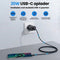 Faas USB C Oplader - Snellader 40W - 2x 20W Poort - 2 kabels 1.5 meter - Zwart
