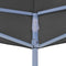 vidaXL - Partytentdak 270 g/m² - 410 x 280 cm - Antraciet