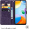imoshion Hoesje Geschikt voor Xiaomi Redmi 10C Hoesje Met Pasjeshouder - imoshion Mandala Bookcase - Paars