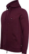 Cappuccino Italia Fleece Hood - Heren Vest - Normale pasvorm - Burgundy - Maat XL