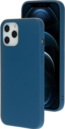 Mobiparts iPhone 12 Pro Max - Silicone Cover - Soft-touch - Blueberry Blue