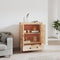 vidaXL - Hoge - kast - 83x41,5x100 - cm - massief - grenenhout