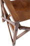 J-Line regisseurstoel Plooibaar - hout/leder - cognac