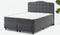Dreamhouse Marrakech Opberg Boxspring Bed - 180x200 - VELVET ANTRACIET - Met veel Opbergruimte en Inclusief Hoofdbord.