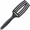 Olivia Garden Fingerbrush M - Haarborstel - Uniek handvormig ontwerp - Zwart