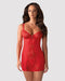 Heartina Negligé Met String - Rood