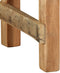 vidaXL - Ligbank - 110x35x46 - cm - Gerecycled - Massief - Hout
