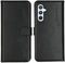 Selencia Galaxy A54 (5G) - Echt Lederen Bookcase - 3 Pashouders - Zwart