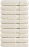 vidaXL - Handdoeken - SOLUND - 10 - st - 600 - g/m² - 100x200 - cm - crèmekleurig