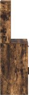 vidaXL - Hoge - Kast - in - Gerookt - Eiken, - 40x41x135 - cm, - Gemaakt - van - Engineered - Wood