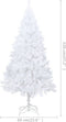 vidaXL - Kunstkerstboom - met - dikke - takken - 120 - cm - PVC - wit