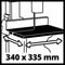 Einhell Lintzaag TC-SB 245 L - 400 W - 1450 t/min - Zaaghoogte 90°/45°: 101/60 mm - Uitlading 245 mm - Zaaglint 1712x6x0,65 mm - Afzuigadapter Ø36 mm