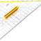 Aristo tekendriehoek - schaalverdeling 22cm - onbuigzaam - transparant - met afneembare greep - AR-1650/4
