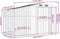 vidaXL - Tuinschuur - 277x192,5x179 - cm - gegalvaniseerd - staal - antracietkleur