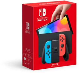Nintendo Switch OLED - Handheld - 7 inch OLED-scherm 64GB - Blauw Rood