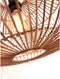 GOOD&MOJO Vloerlamp Madeira - Bamboe Wit/Rotan - 74x48x176cm - Modern - Staande lampen voor Woonkamer - Slaapkamer