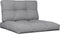 vidaXL - Palletkussens - 2 - st - stof - grijs
