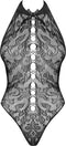 Obsessive Teddie Body - Erotische Body - One Size - Zwart