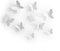 Umbra wanddecoratie vlinders Mariposa - Wit