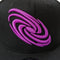 Capiche® Snapback Pet Heren – Galaxy Mix – Zwart & Paars – Verstelbaar met Druksluiting – Sportcap – Baseball Cap – Mannen Cap