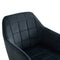 Eetkamerstoel Praia Velvet Charcoal - Set van 2