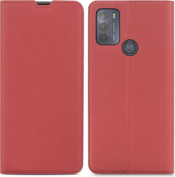 iMoshion Hoesje Geschikt voor Motorola Moto G50 Hoesje Met Pasjeshouder - iMoshion Slim Folio Bookcase - Rood