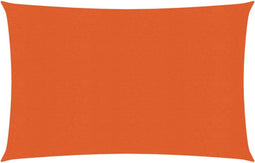 vidaXL - Zonnezeil - 160 - g/m² - 2,5x4 - m - HDPE - oranje
