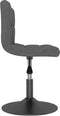 vidaXL - Eetkamerstoelen - draaibaar - 2 - st - fluweel - donkergrijs