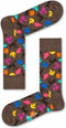 Happy Socks - Forrest Gift Box - Unisex - 4 paar sokken - Blauw Roze Oranje Bruin (4 paar)