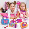 JUST23 Knutselkoffer Prinses Edition - Knutseldoos - 6 Magische Onderdelen - Roze
