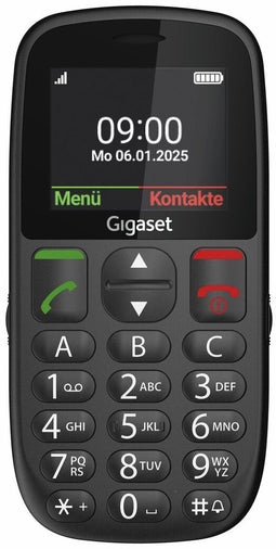 Gigaset GL395 - Smartphone - 2,2" scherm 32 MB RAM - Zwart