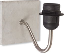 Home Sweet Home Moderne wandlamp Concrete - Wandlamp - Geschikt voor E27 LED lichtbron - Beton - 13/13/12cm - Max. lampenkap diameter 20cm