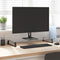 vidaXL - Monitorstandaard - 80x35x8 - cm - gehard - glas - en - metaal - zwart