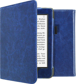 imoshion E-reader Hoesje - Geschikt voor Tolino Page 2 - Vegan Leather Bookcase - Donkerblauw