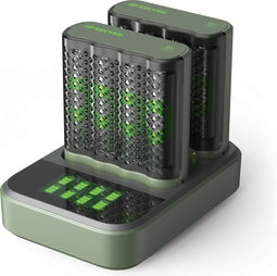 GP ReCyko M451D - Snellader AA/AAA - 8xAA 2600mAh + docking station