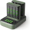 GP ReCyko M451D - Snellader AA/AAA - 8xAA 2600mAh + docking station