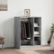 vidaXL - Kledingkast - 77x48x102 - cm - bewerkt - hout - gerookt - eikenkleurig