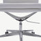 Furnicher Bern Bureaustoel - Leren Zitting - Chroom Frame - Hoogte Verstelbaar - Draaibaar - Wit