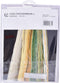 Thea Gouverneur - Borduurpakket met telpatroon - 3065.05 - Voorgesorteerde DMC Garens - Tulpen - Zwart Aida - 24 cm x 24 cm - DIY Kit