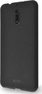 Azuri Nokia 6 - Back Cover - Flexibel met zandtextuur - zwart