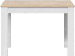 Loungitude Cloe - Vaste bijzettafel - 109 x 67 x 78 cm - Wit/Eiken