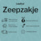 Herbruikbaar Zeepzakje met Groen Koord - Perfect voor Handzeep, Scrub en Schuim - 100% plasticvrij - Ideaal voor Zeepbakje en Foam