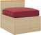vidaXL - Palletkussen - voor - Zit - Wijnrood - 80x80x12 - cm - Oxfordstof
