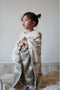 Konges Sløjd Terry poncho Dino Junior - 5-8 jaar - Badponcho met kap