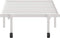 vidaXL - Bedframe - zonder - matras - opvouwbaar - 75x190 - cm - staal - wit