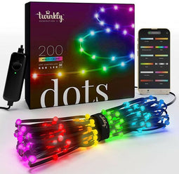 Twinkly Dots - Lichtsnoer - 200 RGB LED - Wifi - Zwart
