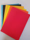 Ribbel knutselkarton | Formaat A4 | 8 stuks | 8 verschillende kleuren | hobbypapier voor kinderen
