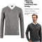 Milanoro Herenpullover - Overhemdkraag - Donkergrijs - XXL