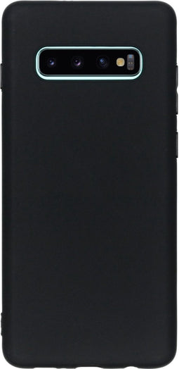 iMoshion Hoesje Geschikt voor Samsung Galaxy S10 Plus Hoesje Siliconen - iMoshion Color Backcover - Zwart